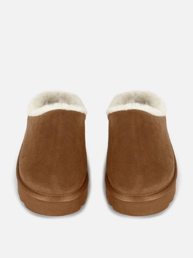 Faux Fur Lined Mule Slipper - Image 2