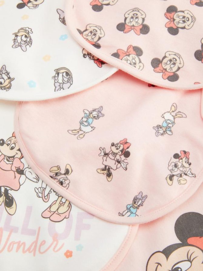 5pk Disney’s Minnie Mouse and Daisy Duck Bibs - Image 3