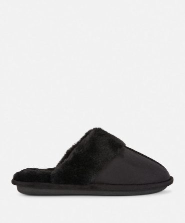Plush Mule Slippers