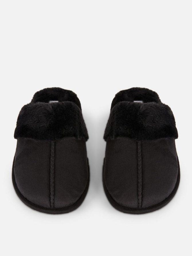 Plush Mule Slippers - Image 2