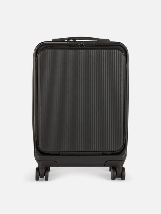 Hard-Shell Front Pocket Suitcase