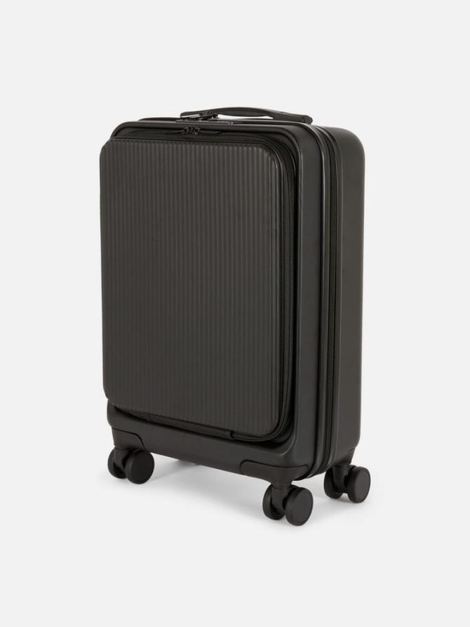 Hard-Shell Front Pocket Suitcase - Image 2