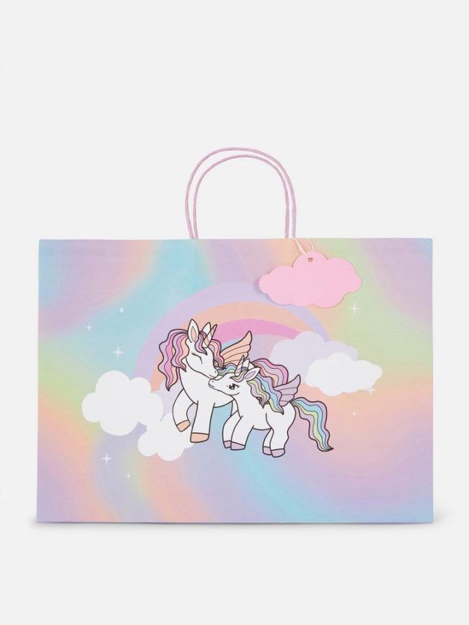 Unicorn Shopper Gift Bag