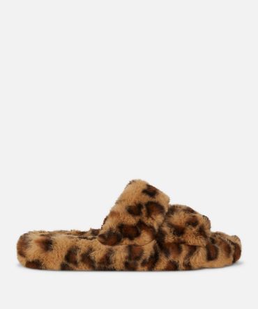 Two Strap Fluffy Slippers