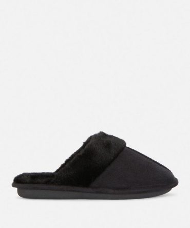 Faux Suede Slippers