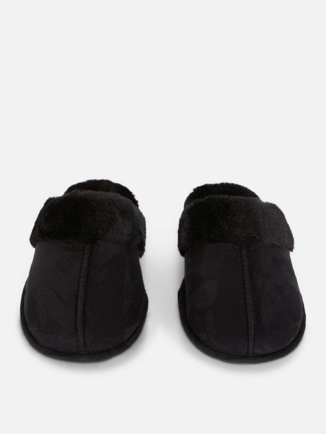 Faux Suede Slippers - Image 2