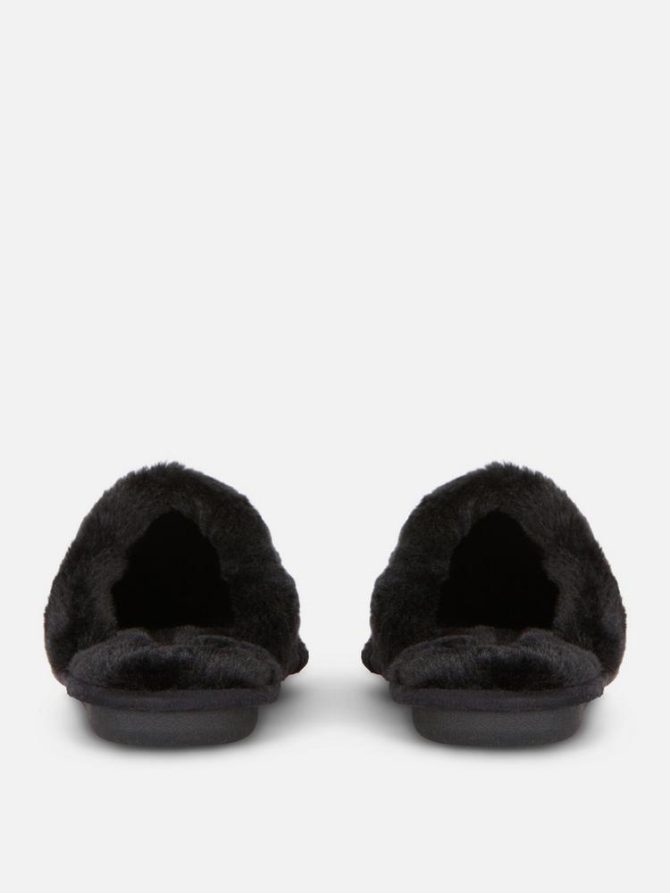 Faux Suede Slippers - Image 3