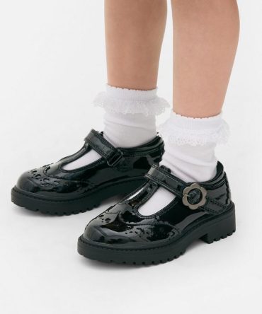 Patent T-Bar School Shoes