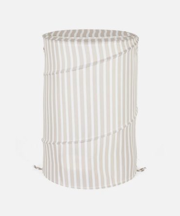 Patterned Pop-Up Laundry Bin