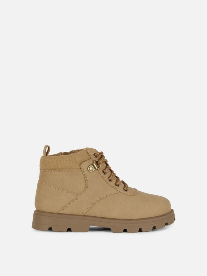 Lace Up Worker Boots
