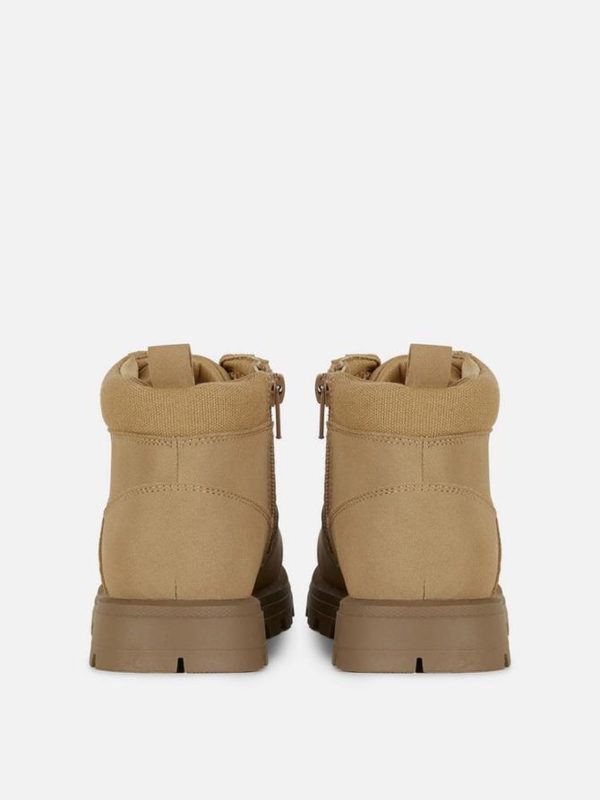 Lace Up Worker Boots - Image 3