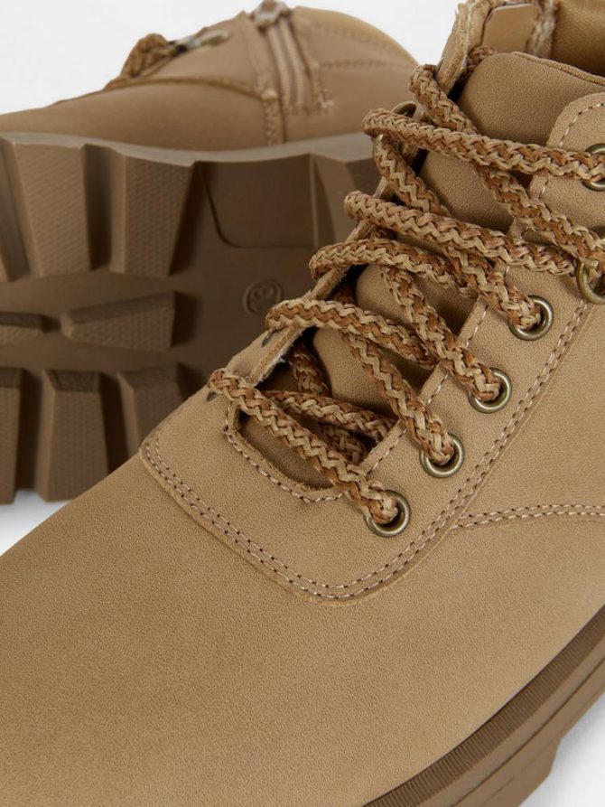 Lace Up Worker Boots - Image 5