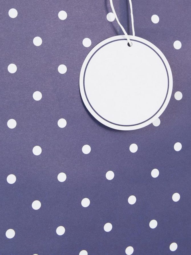 Polka Dot Shopper Gift Bag - Image 3