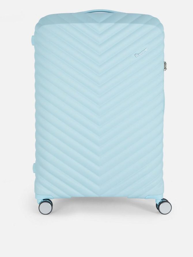 it Luggage Hard Shell Chevron Suitcase