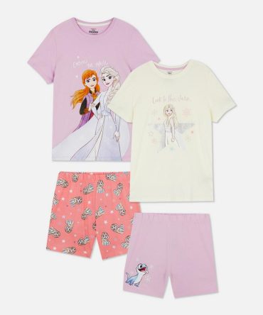 1.5-10yrs | 2pk Disney’s Frozen Short Pyjamas