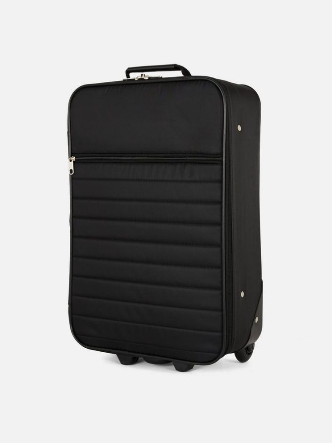 Quilted Soft Shell Suitcase - Image 2