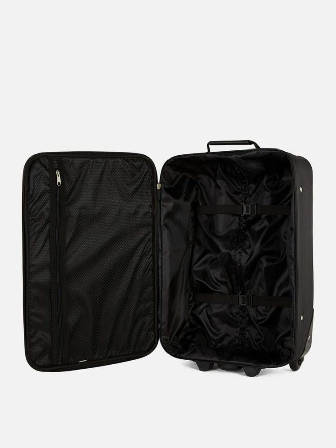 Quilted Soft Shell Suitcase - Image 3