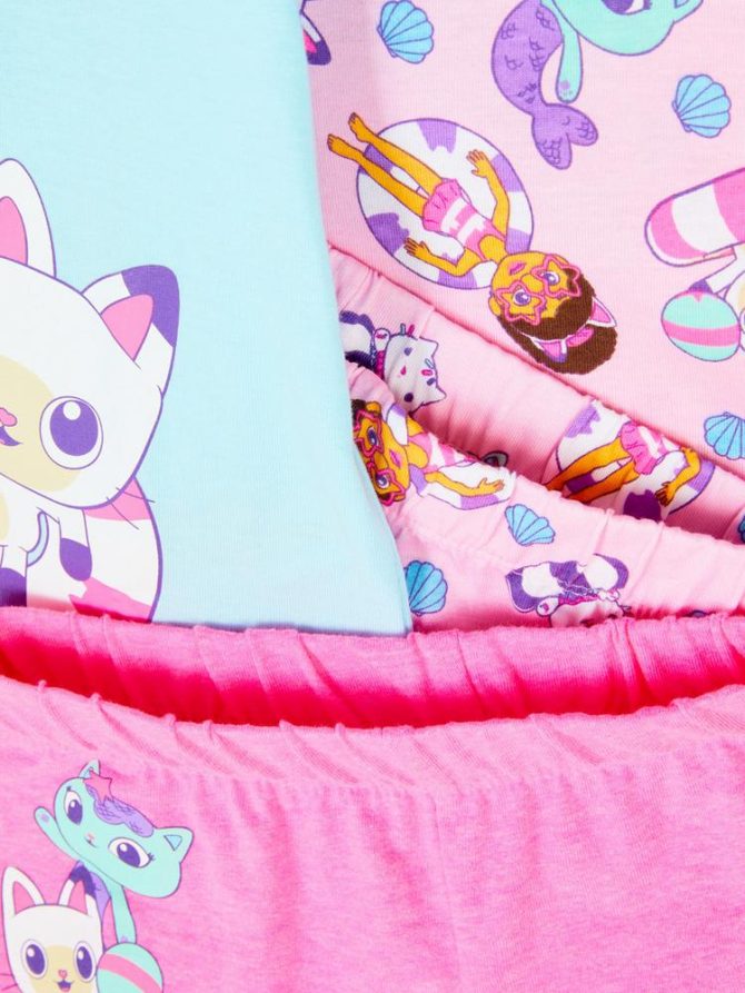 1.5-10yrs | 2pk Gabby’s Dollhouse Short Pyjamas - Image 3