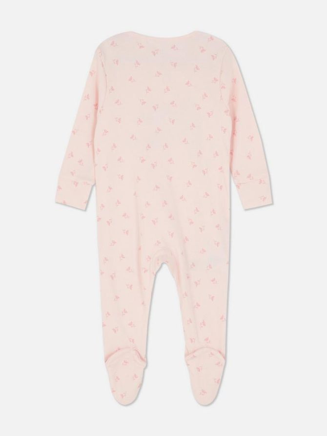 0-24mths | Little Sister Wrap-Front Sleepsuit - Image 2