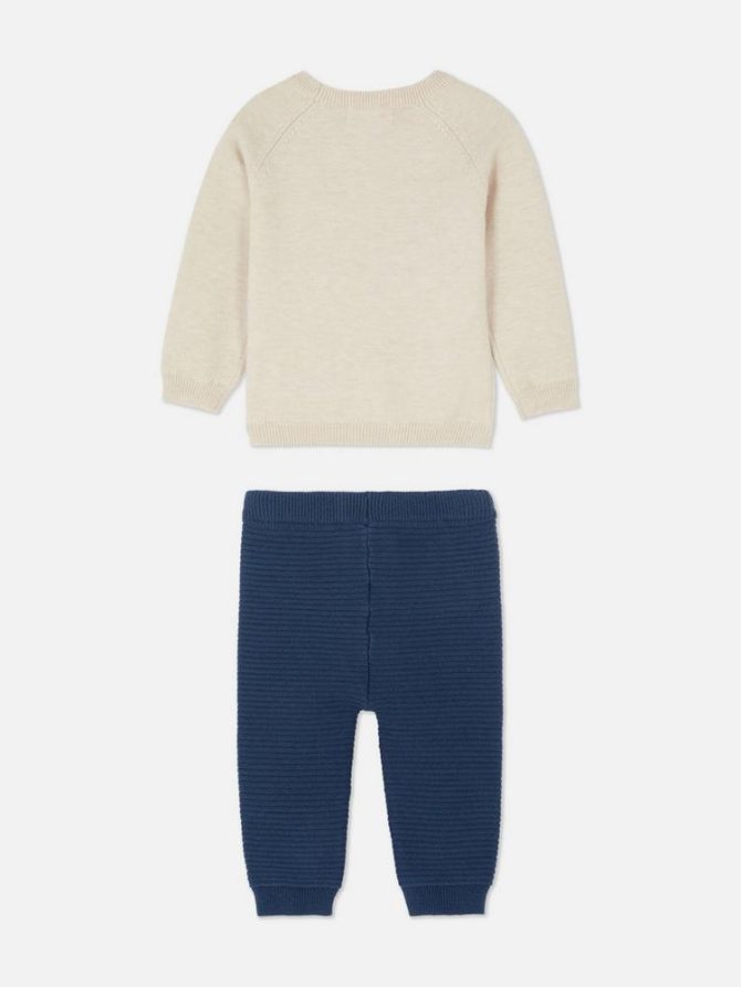 0-36mths | Ribbed Top and Trousers Set - Image 4