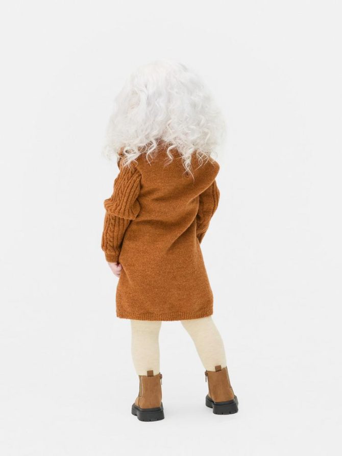 0-36mths | Cable Knit Dress and Leggings Set - Image 2