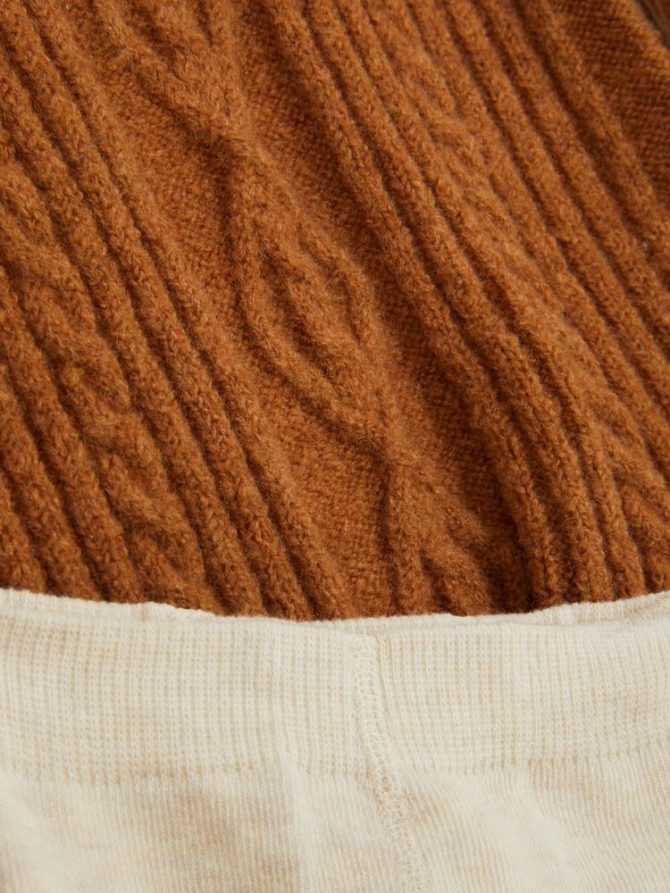 0-36mths | Cable Knit Dress and Leggings Set - Image 5