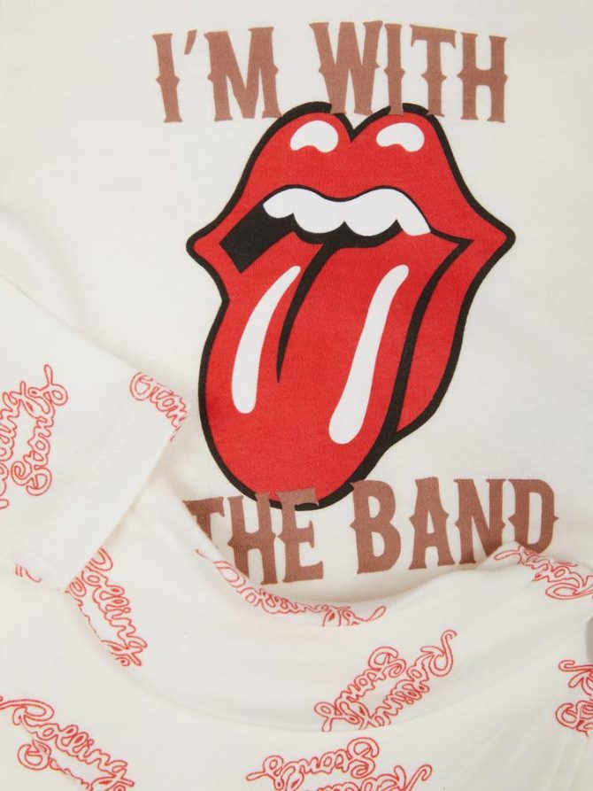 0-18mths | The Rolling Stones Bodysuit and Bib Set - Image 3