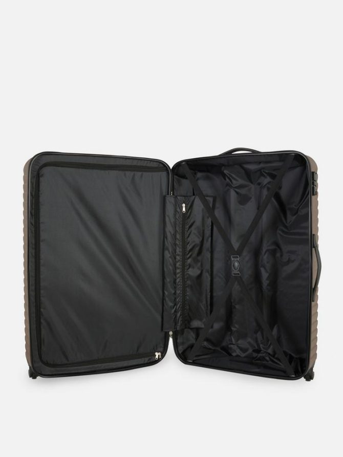 Ribbed Four-Wheel Hard Shell Suitcase - Image 3