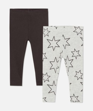0-36mths | 2pk Textured Leggings