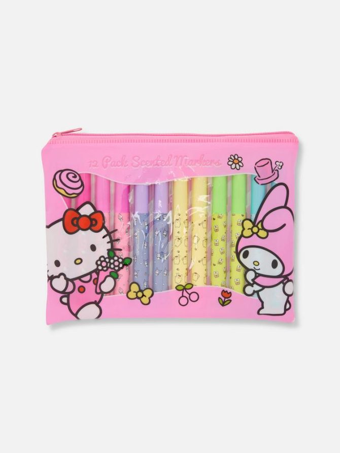 12pk Hello Kitty Scented Markers - Image 3