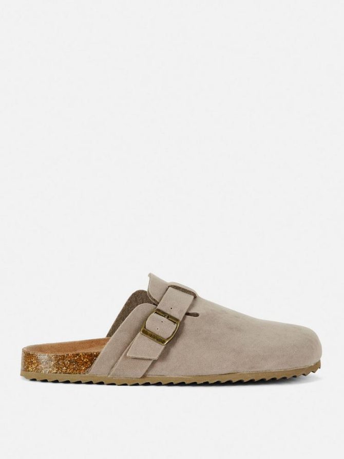Buckle Mule Sandals