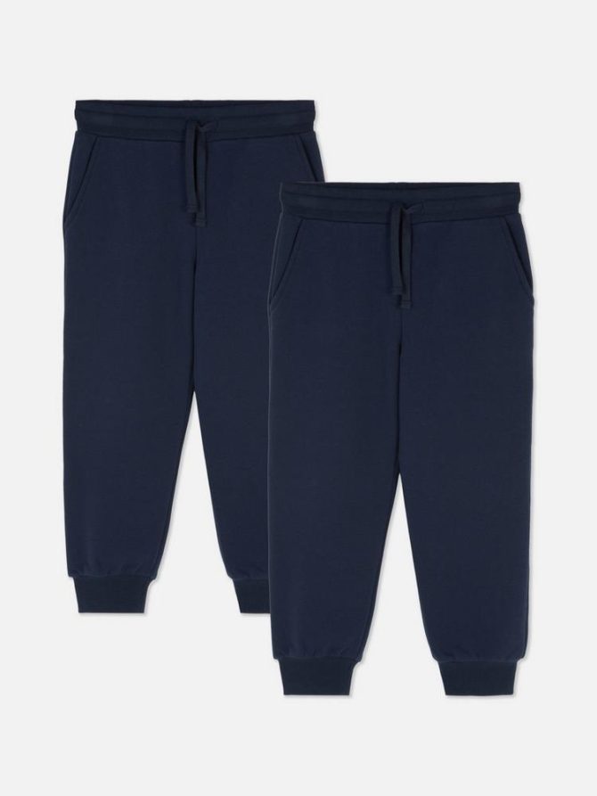 2pk Younger Kids’ Cuffed Joggers