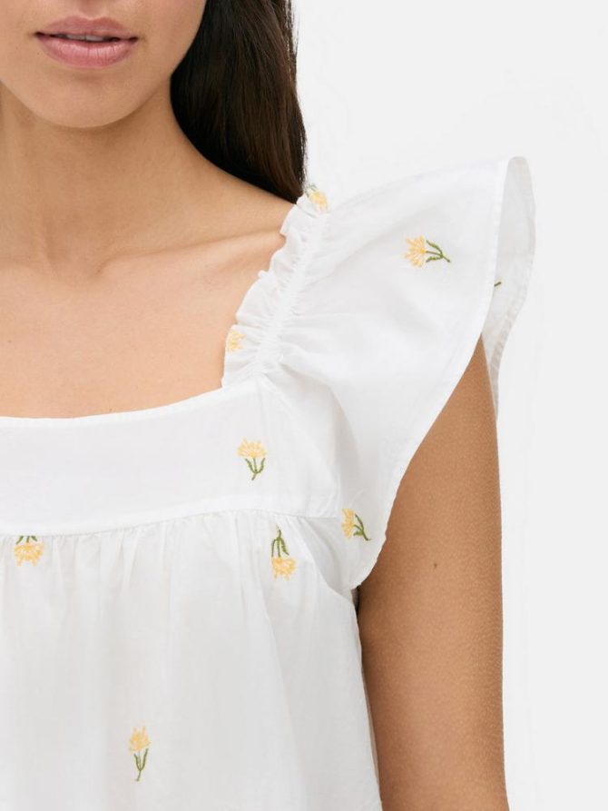 Scallop Hem Chemise - Image 3