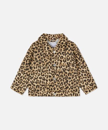 0-36mths | Leopard Print Denim Jacket