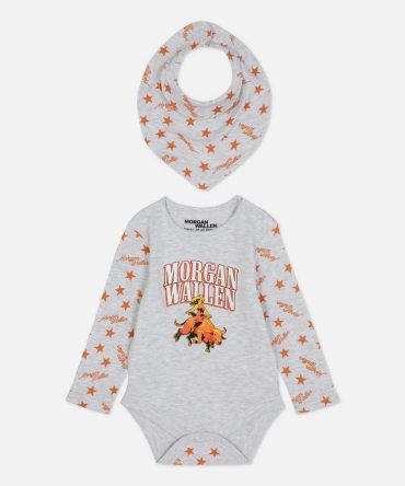 0-18mths | Morgan Wallen Bodysuit And Bib Set
