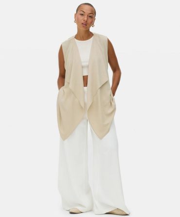 Longline Waterfall Waistcoat