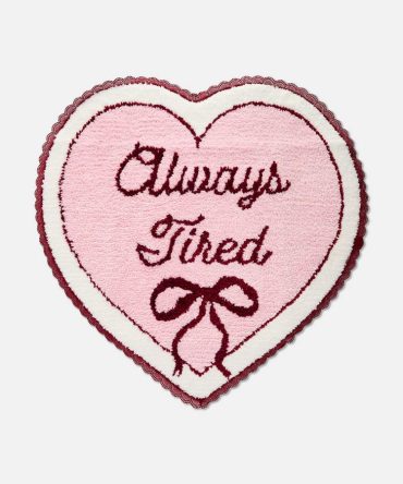 Heart-Shaped Shower Mat