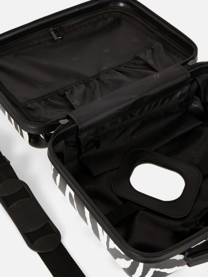 Zebra Hard Shell Vanity Suitcase - Image 4