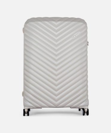 it Luggage Hard Shell Chevron Suitcase