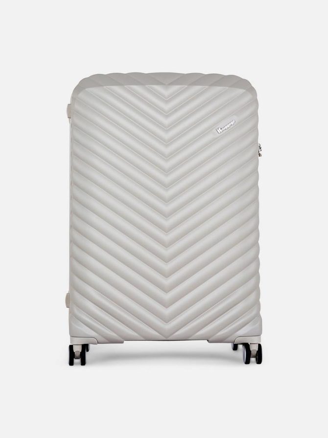 it Luggage Hard Shell Chevron Suitcase