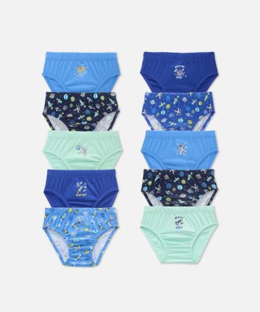 1.5-12yrs | 10pk Space Graphic Briefs