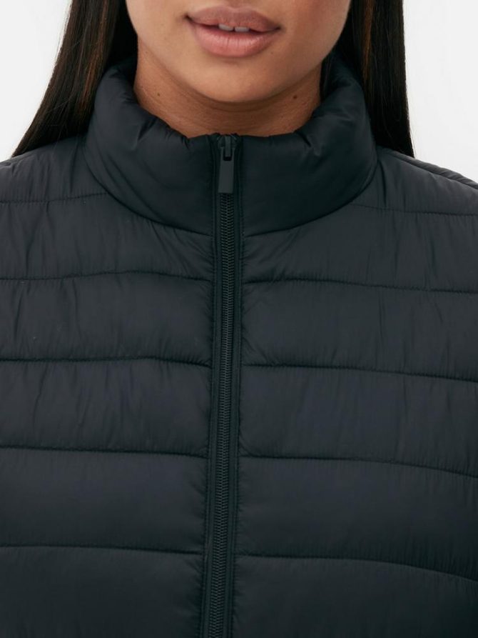 Funnel Neck Lightweight Gilet - Image 3