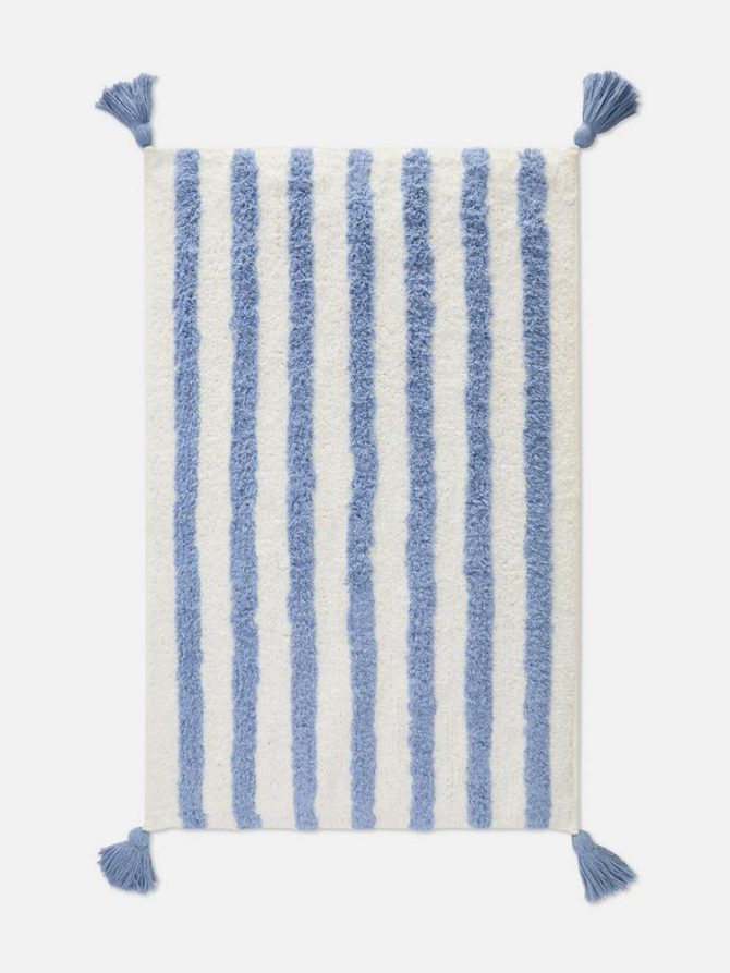 Striped Bath Mat