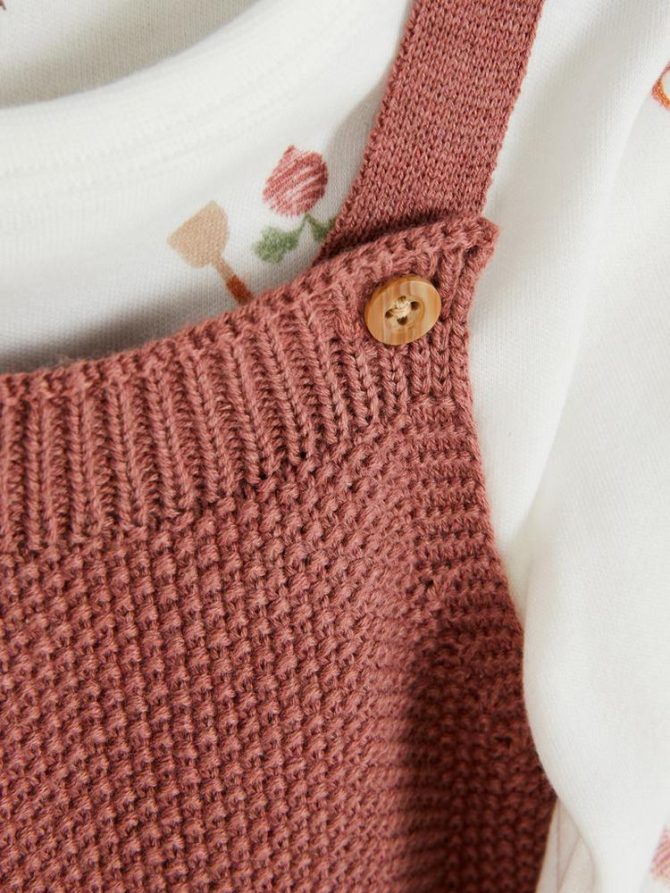 0-18mths | Dungaree And Sleepsuit Set - Image 3