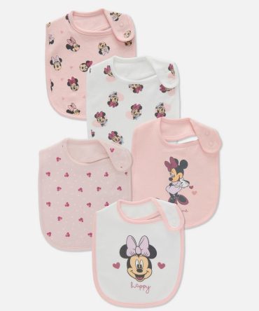 5pk Disney’s Minnie Mouse Bibs