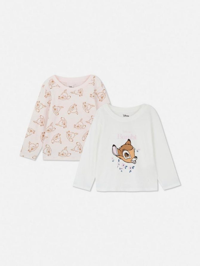 0-36mths | 2pk Disney's Bambi Long Sleeve T-Shirts