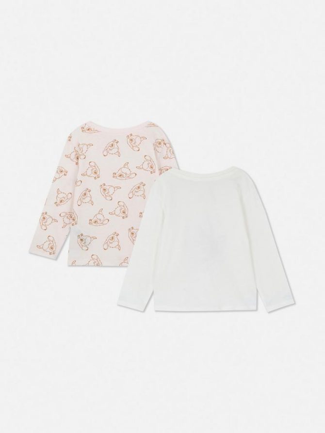 0-36mths | 2pk Disney's Bambi Long Sleeve T-Shirts - Image 2