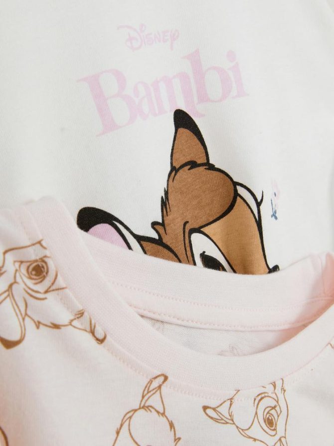0-36mths | 2pk Disney's Bambi Long Sleeve T-Shirts - Image 3
