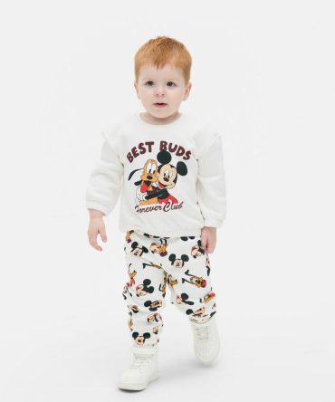 0-36mths | Disney’s Mickey Mouse and Pluto Sweatshirt and Joggers Set