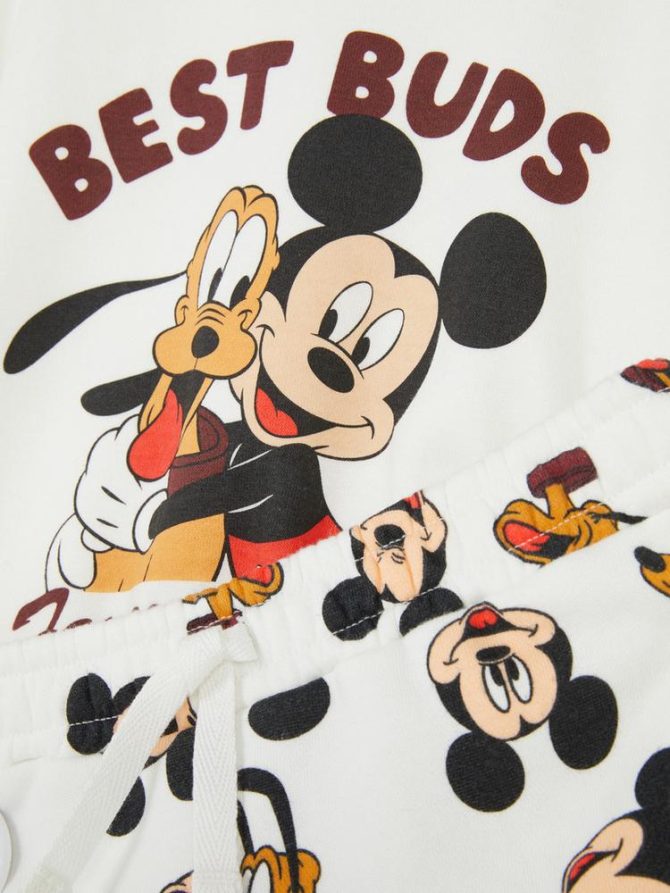 0-36mths | Disney’s Mickey Mouse and Pluto Sweatshirt and Joggers Set - Image 5